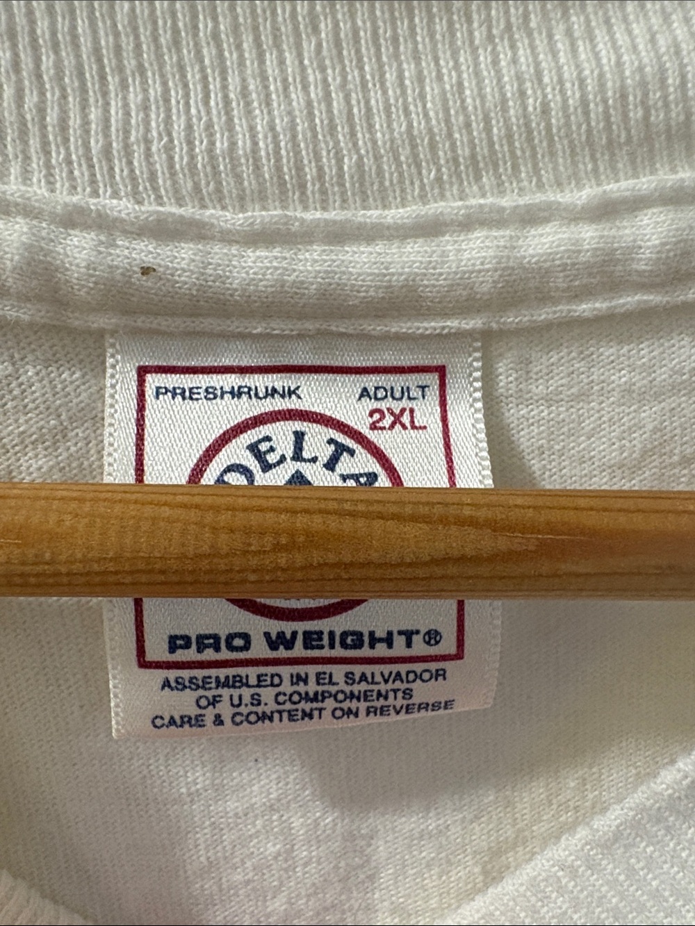 Sweden White Tee with Blue Shield & Yellow Crowns - Picture 3 of 5